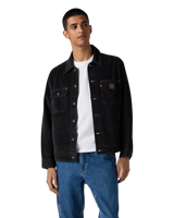 Corduroy Sunrise Trucker Jacket in Storm