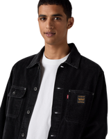 Corduroy Sunrise Trucker Jacket in Storm