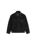 Corduroy Sunrise Trucker Jacket in Storm
