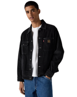 Corduroy Sunrise Trucker Jacket in Storm