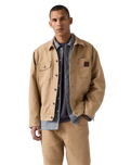The Levi's® Mens Sunrise Trucker Jacket in Tiger's Eye Canvas