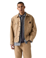 The Levi's® Mens Sunrise Trucker Jacket in Tiger's Eye Canvas