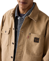 The Levi's® Mens Sunrise Trucker Jacket in Tiger's Eye Canvas