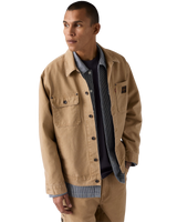 The Levi's® Mens Sunrise Trucker Jacket in Tiger's Eye Canvas