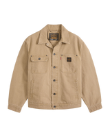 The Levi's® Mens Sunrise Trucker Jacket in Tiger's Eye Canvas