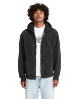 The Volcom Mens Studder Zip Hoodie in Black