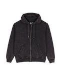 The Volcom Mens Studder Zip Hoodie in Black