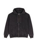 The Volcom Mens Studder Zip Hoodie in Black