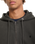 The Volcom Mens Single Stone Zip Hoodie in Rinsed Black