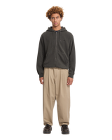 The Volcom Mens Single Stone Zip Hoodie in Rinsed Black