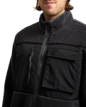 Storm Stone Fleece Jacket in Antique Black