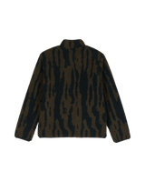 The Volcom Mens Storm Stone Fleece Jacket in Sage Leaf