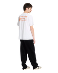 The Volcom Mens Workwear T-Shirt in White Combo