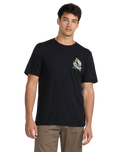 The Volcom Mens Dropped This T-Shirt in Antique Black