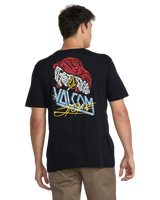 The Volcom Mens Dropped This T-Shirt in Antique Black