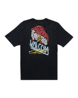 The Volcom Mens Dropped This T-Shirt in Antique Black