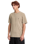 The Volcom Mens Solid Stone T-Shirt in Brindle