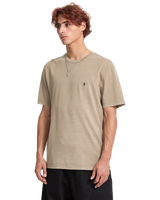 The Volcom Mens Solid Stone T-Shirt in Brindle