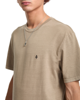 The Volcom Mens Solid Stone T-Shirt in Brindle