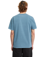 The Volcom Mens Solid Stone Embroidery T-Shirt in Blue Wash