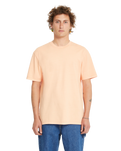 The Volcom Mens Solid Stone T-Shirt in Pale Peach