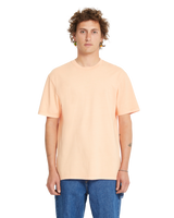 The Volcom Mens Solid Stone T-Shirt in Pale Peach