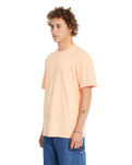 The Volcom Mens Solid Stone T-Shirt in Pale Peach