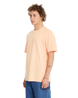 The Volcom Mens Solid Stone T-Shirt in Pale Peach