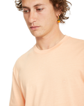 The Volcom Mens Solid Stone T-Shirt in Pale Peach