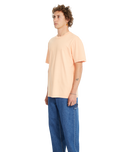 The Volcom Mens Solid Stone T-Shirt in Pale Peach