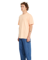 The Volcom Mens Solid Stone T-Shirt in Pale Peach
