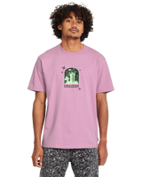 The Volcom Mens Filip Rygalski 2 T-Shirt in Steel Purple