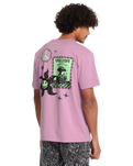 The Volcom Mens Filip Rygalski 2 T-Shirt in Steel Purple