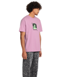 The Volcom Mens Filip Rygalski 2 T-Shirt in Steel Purple