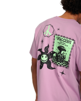 The Volcom Mens Filip Rygalski 2 T-Shirt in Steel Purple