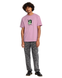 The Volcom Mens Filip Rygalski 2 T-Shirt in Steel Purple