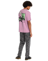 The Volcom Mens Filip Rygalski 2 T-Shirt in Steel Purple