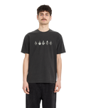 Lunar Phases T-Shirt in Black