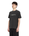 Lunar Phases T-Shirt in Black