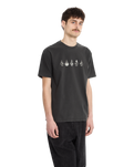 Lunar Phases T-Shirt in Black