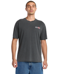 The Volcom Mens Brain Mix T-Shirt in Stealth