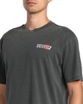 The Volcom Mens Brain Mix T-Shirt in Stealth