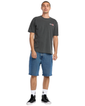 The Volcom Mens Brain Mix T-Shirt in Stealth