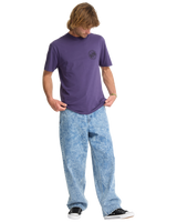 Circlepalm T-Shirt in Dark Purple