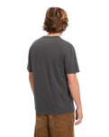 The Volcom Mens Solid Stone Emb T-Shirt in Black