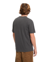 The Volcom Mens Solid Stone Emb T-Shirt in Black