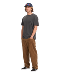 The Volcom Mens Solid Stone Emb T-Shirt in Black