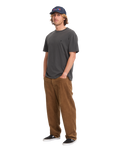 The Volcom Mens Solid Stone Emb T-Shirt in Black