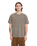 The Volcom Mens Solid Stone Emb T-Shirt in Earth