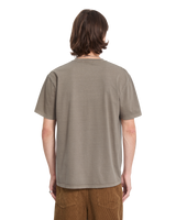 The Volcom Mens Solid Stone Emb T-Shirt in Earth